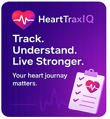 Track. Understand. Live Stronger. Your heart journey matters.