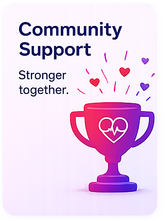 Community Support - Stronger together.